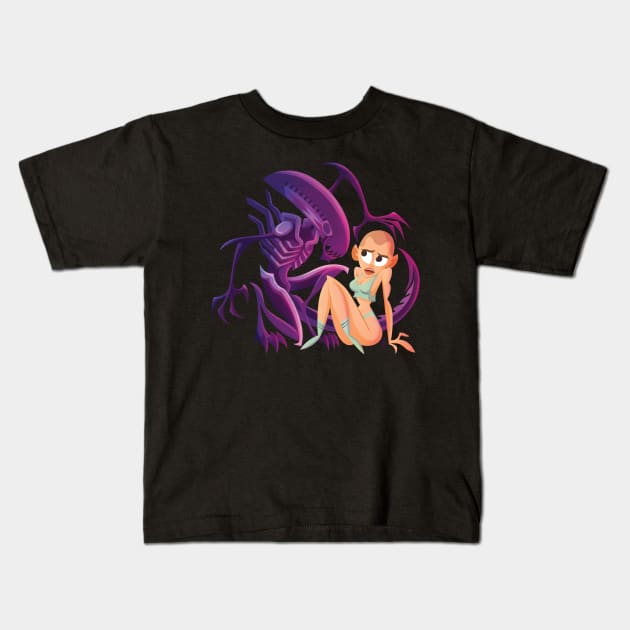 Alien Kids T-Shirt by nocturnallygeekyme